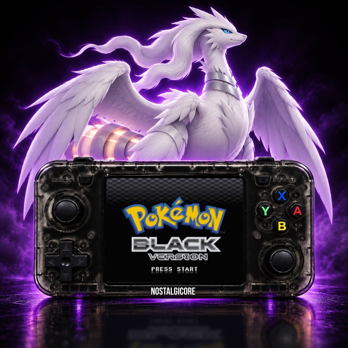 Black Horizon console showing Reshiram on the go