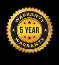 5-year extended warranty badge