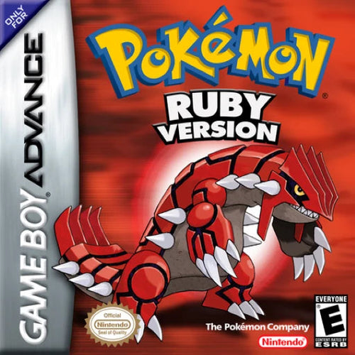 Pokémon Ruby game cover