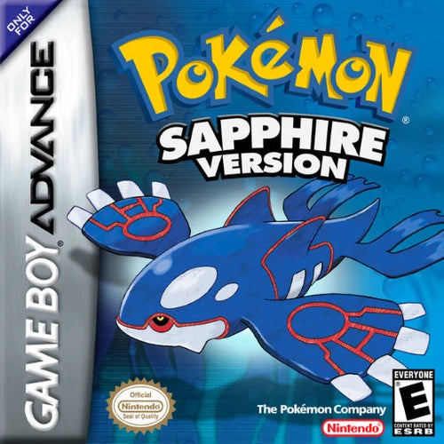 Pokémon Sapphire game cover