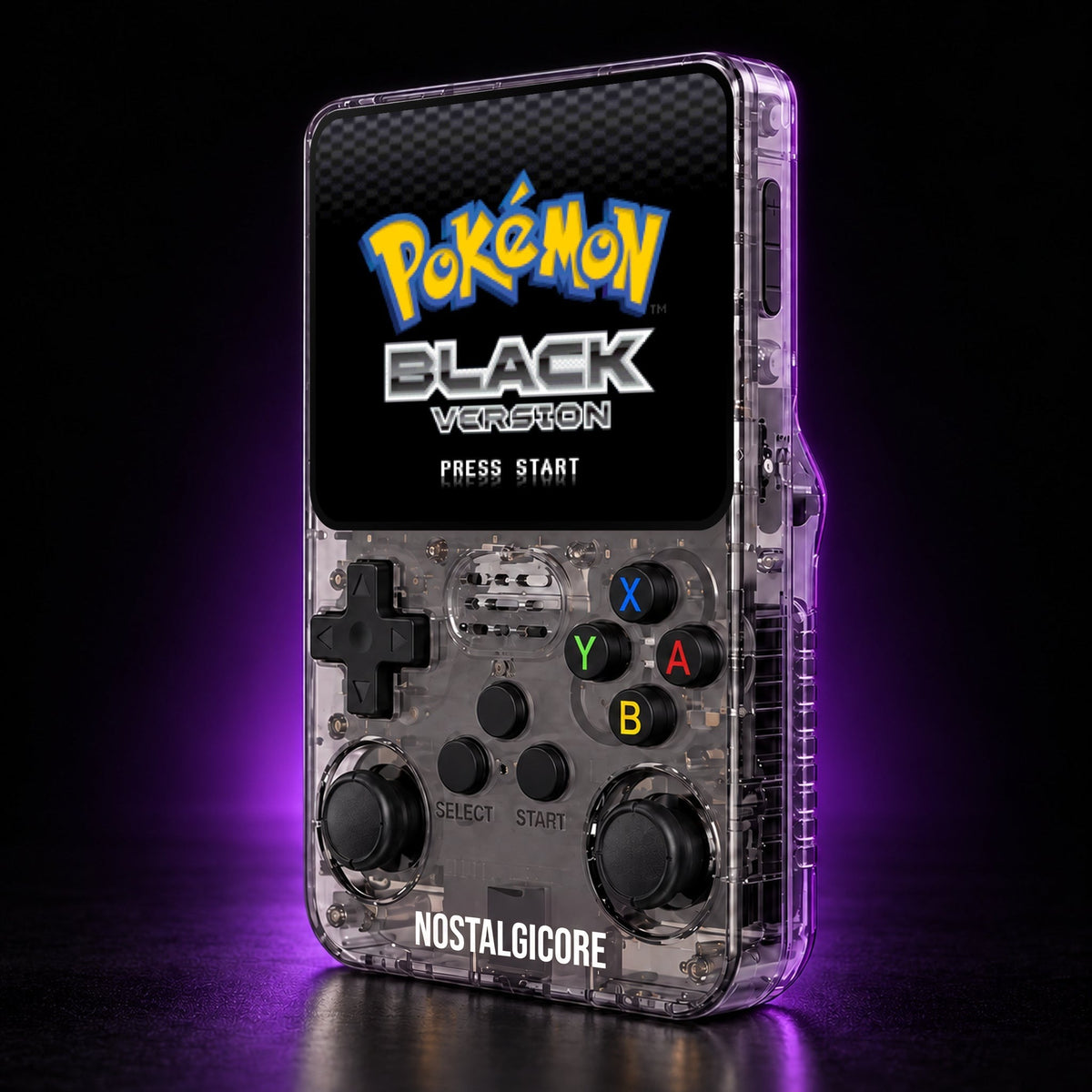 NOSTALGICORE Classic handheld console in Black