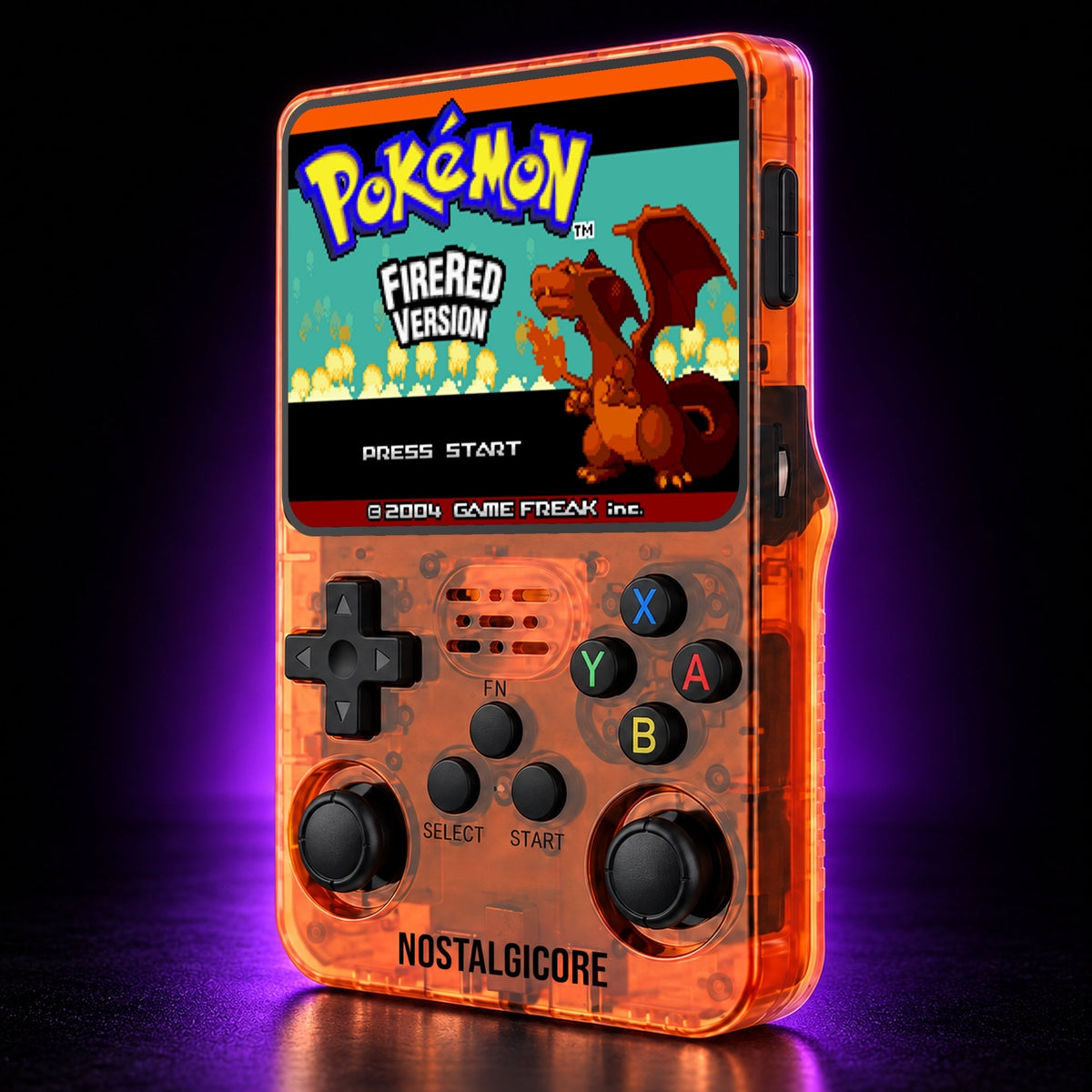 NOSTALGICORE Classic handheld console in Orange