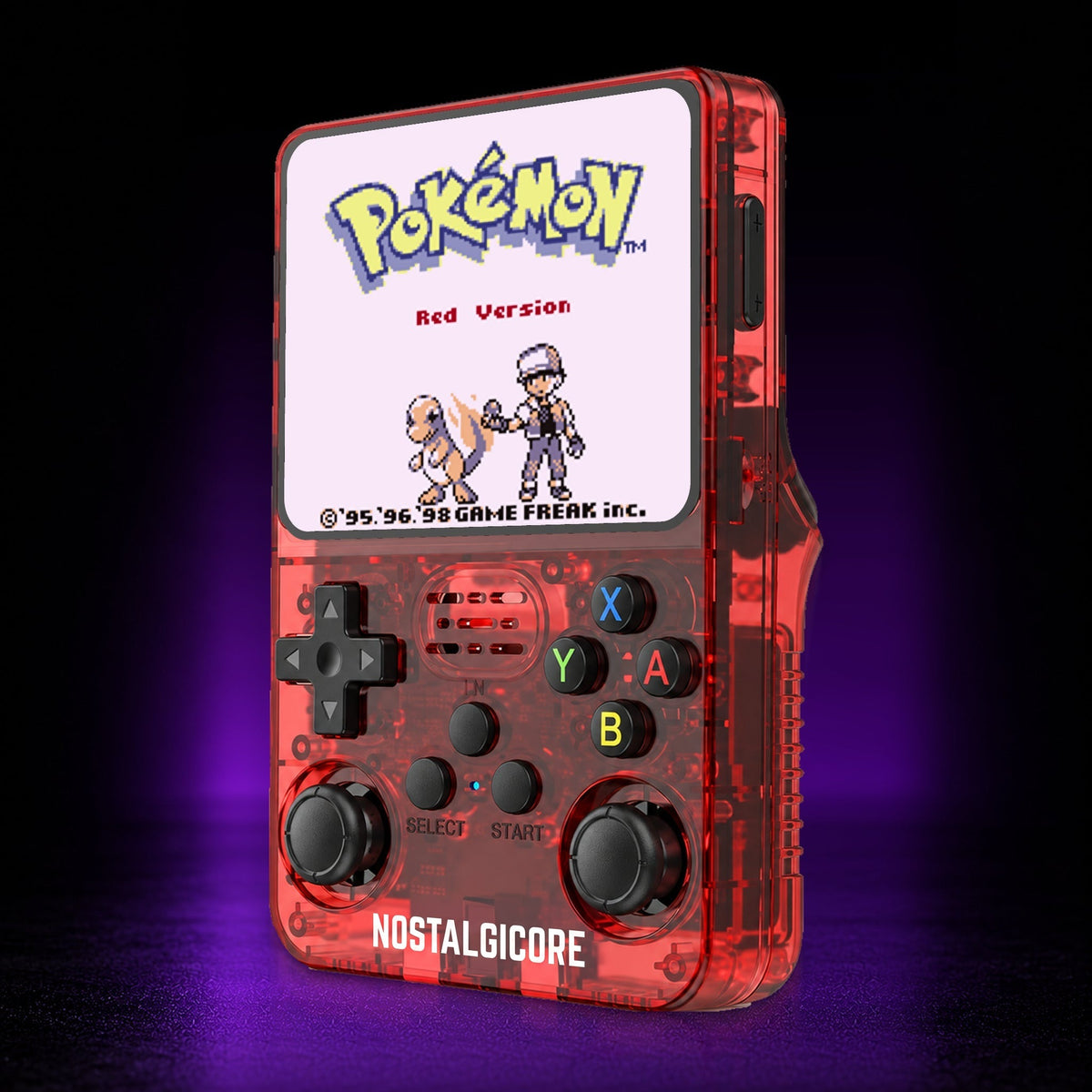 NOSTALGICORE Classic handheld console in Red