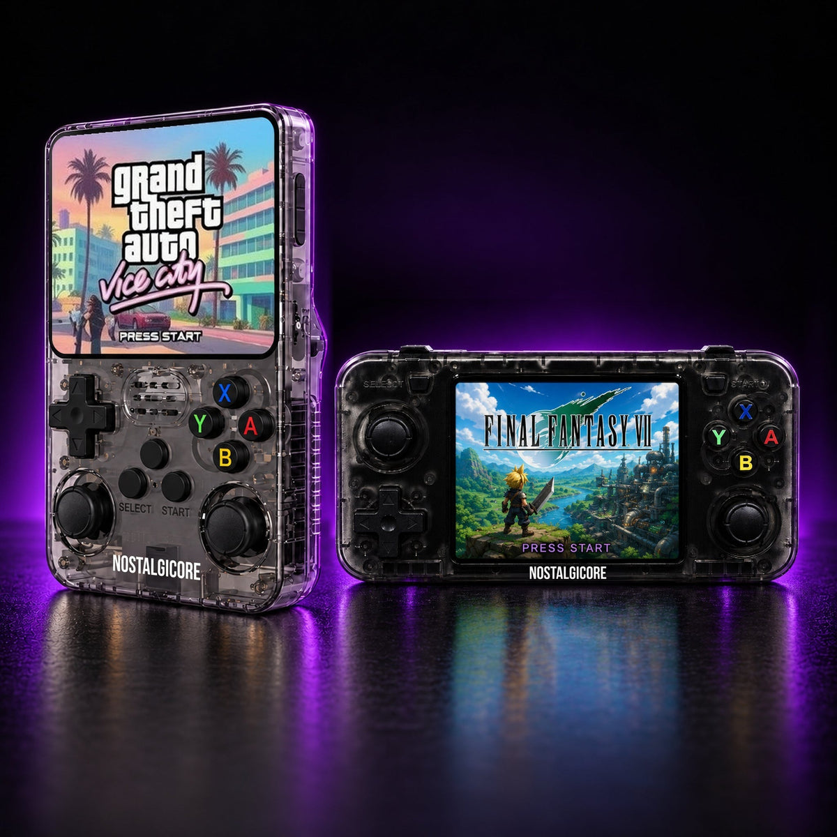 NOSTALGICORE Classic and Landscape consoles in Black