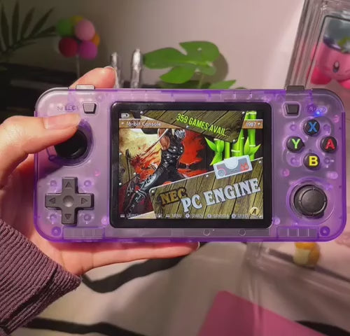 Purple RetroLab Horizon showing the PC Engine game menu