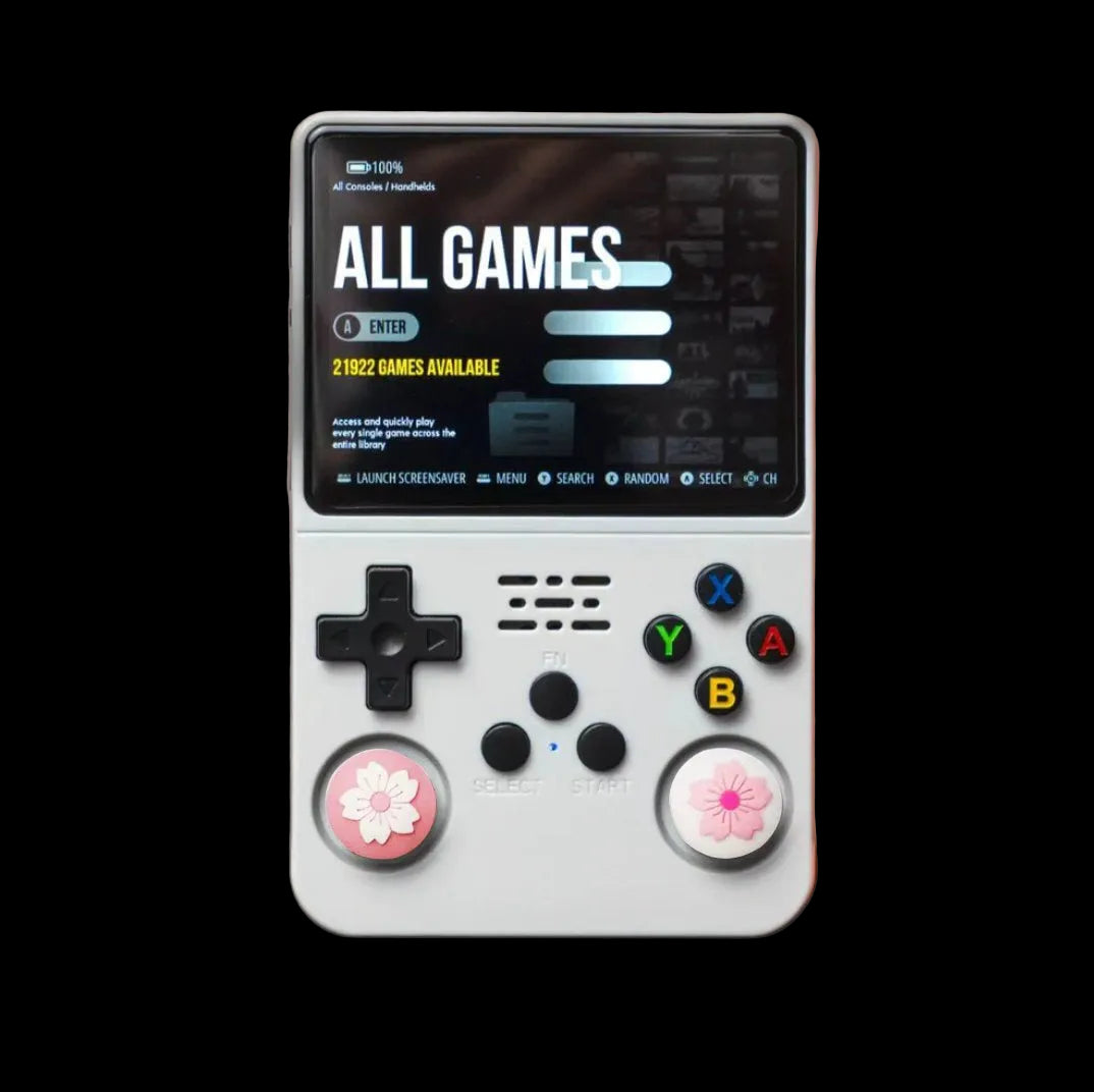 Pink and white flower thumb stick grips, photo 5